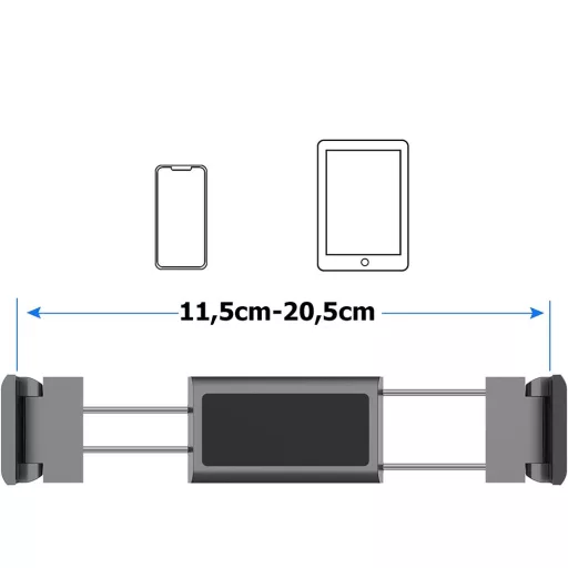 Univerzálny držiak tabletu na opierku hlavy