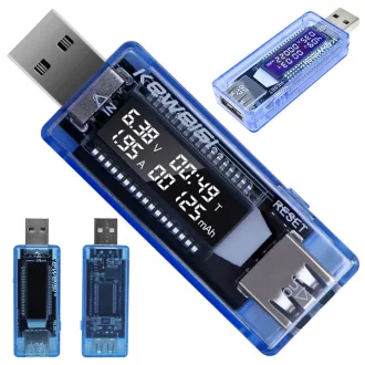 USB voltmeter, ampérmeter a merač napätia
