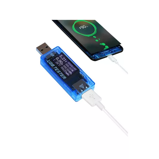 USB voltmeter, ampérmeter a merač napätia