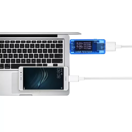USB voltmeter, ampérmeter a merač napätia