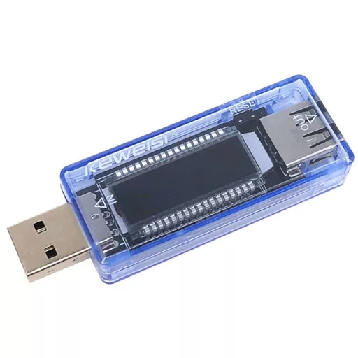 USB voltmeter, ampérmeter a merač napätia