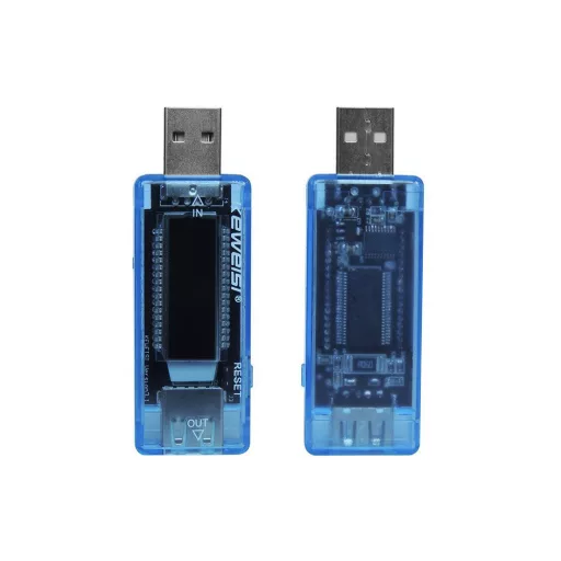 USB voltmeter, ampérmeter a merač napätia
