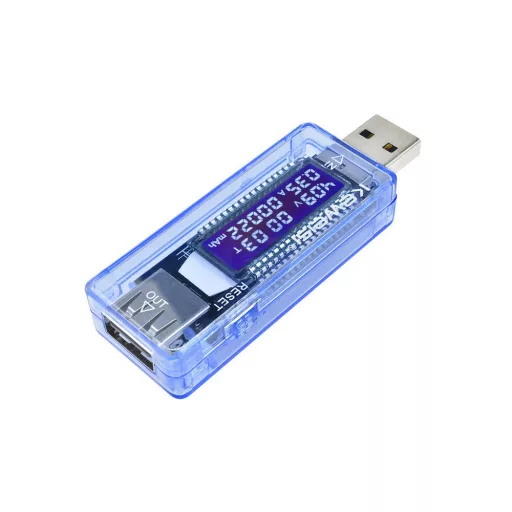 USB voltmeter, ampérmeter a merač napätia