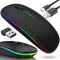 Bezdrôtová myš pre notebook alebo PC s RGB podsvietením