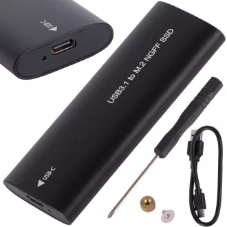 Externý kryt USB 3.1 M.2 SSD