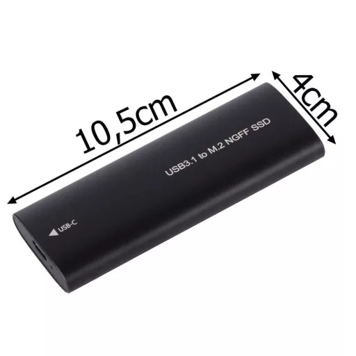 Externý kryt USB 3.1 M.2 SSD