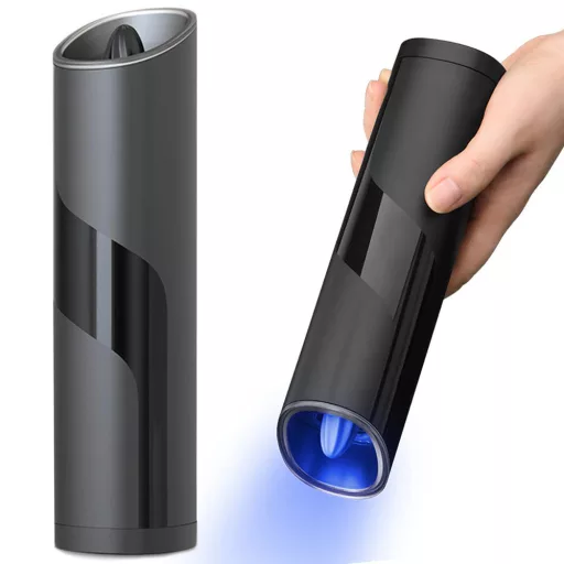 Nastaviteľný elektrický mlynček na korenie s zabudovaným osvetlením