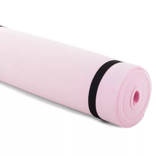 Podložka na fitness cvičenie, jogu alebo kemping - 50x180cm - ružová