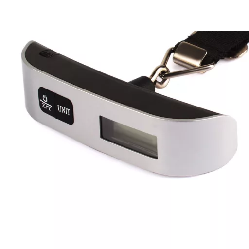 Elektronická váha na batožinu s LCD displejom - 50 kg