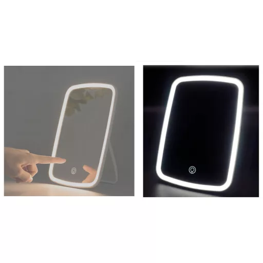 LED kozmetické zrkadlo na líčenie