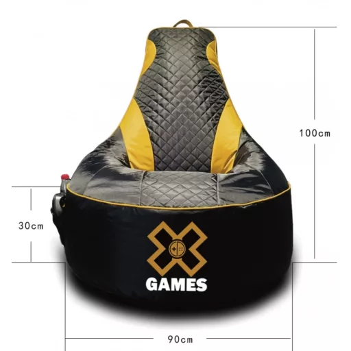 Gamer Green XXL kreslo + Darček puff