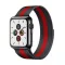 Miláno Red-Black veľký kovový remienok na hodinky Apple Watch 42/42/45/49 (magnetický)