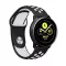20mm-vý čierno-biely silikónový remienok Sports Wear pre smart hodinky 