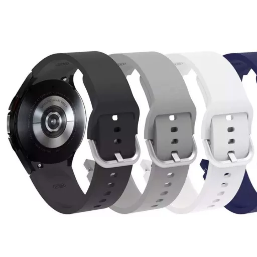 20mm-vý čierny silikónový remienok EasyRog pre smart hodinky 