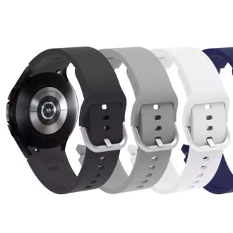  20mm-vý sivý silikónový remienok EasyRog pre smart hodinky