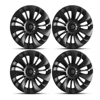   Tesla Model Y Turbin puklica na kolesá 19" (4ks) - matná čierna