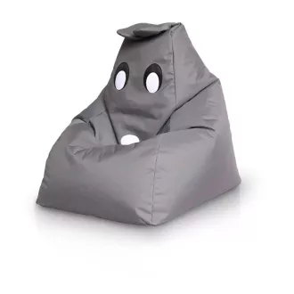 Detský sedací vak kamarát BUNNY (sivý)