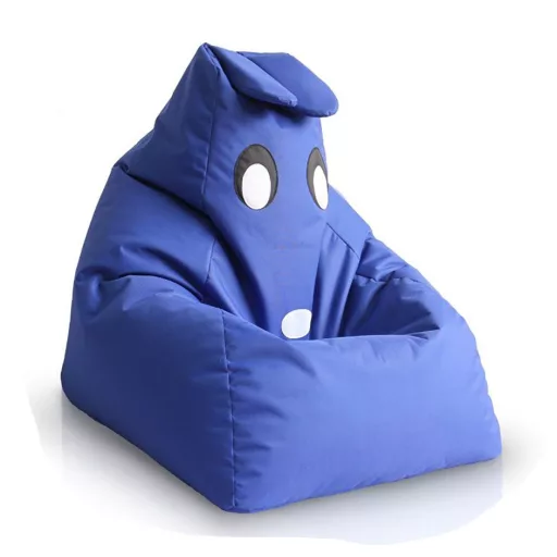 Detský sedací vak kamarát BUNNY (Royal Blue)