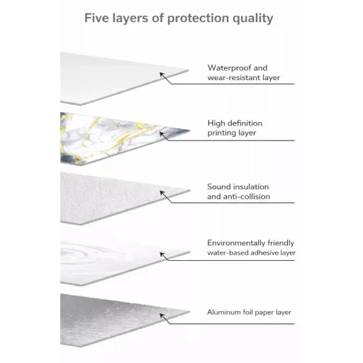 3 m x 60 cm-ový samolepiaci PVC panel s mramorovým vzorom v rolke