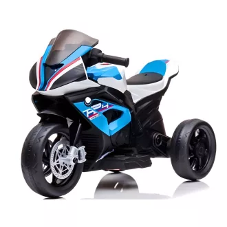 Detská elektrická motorka - čierno-modrá - 380W