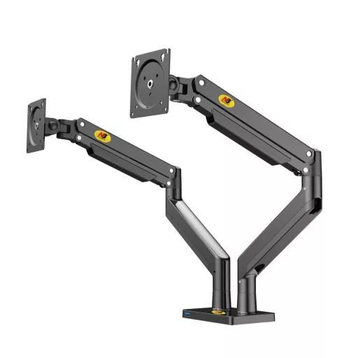 Nastaviteľný dvojitý otočný stojan na stolný monitor (22"-32") pre uhlopriečky obrazovky od 56 cm do 81 cm