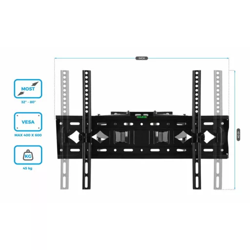 Nástenný držiak na TV 32"-80" (81 cm - 203 cm)