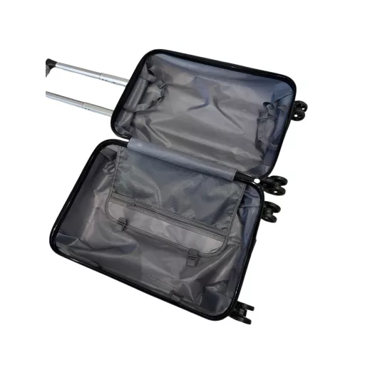 Kufor National Traveller s pevnými stenami a kolieskami - 55 x 22 x 35 cm - pre všetky letecké spoločnosti - čierny