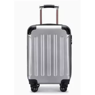   Kufor National Traveller s pevnými stenami a kolieskami - 55 x 22 x 35 cm - pre všetky letecké spoločnosti - sivý