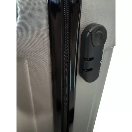 Kufor National Traveller s pevnými stenami a kolieskami - 55 x 22 x 35 cm - pre všetky letecké spoločnosti - sivý
