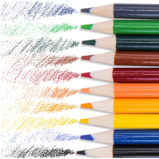 Sada na kreslenie a maľovanie pre deti Back to School v praktickom držiaku - 168-dielna - modrá