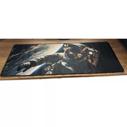 Veľká podložka pod myš 80 x 30 cm - s astronautským vzorom