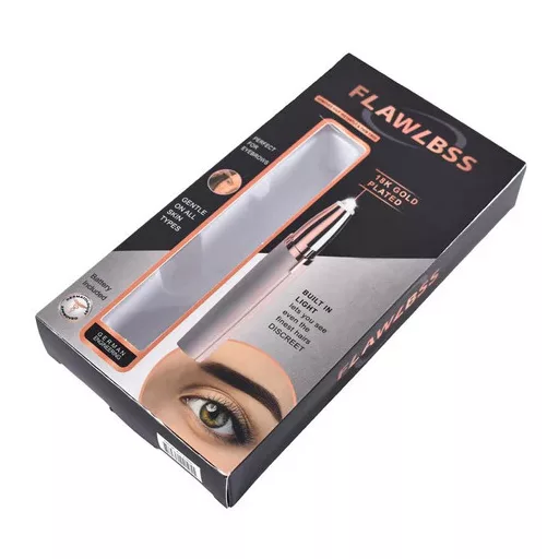 Bezbolestný epilátor obočia s LED svetlom