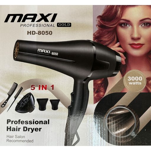 Maxi Gold 5in1 profesionálny fén s príslušenstvom - 3000 Watt + darček