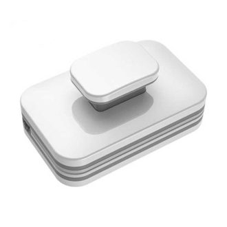   Magnetický obojstranný čistič okien s ergonomickou rukoväťou