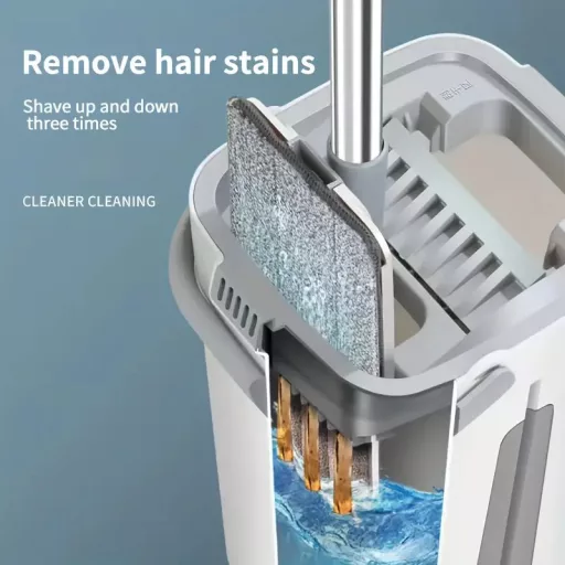 Housework teleskopický mop z mikrovlákna so špeciálnym vedrom