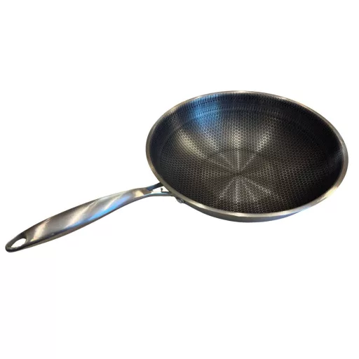 Panvica Wok Premium Masters - panvica z nehrdzavejúcej ocele so špeciálnym nepriľnavým povrchom - 34 cm