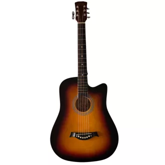   6-strunová akustická gitara - hnedá (3TS-GF) s darčekovou taškou