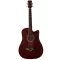 6-strunová akustická gitara - tmavohnedá (GF) 