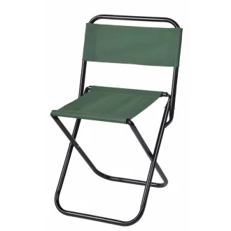   Skladacia kempingová stolička - 25 cm x 25 cm x 59 cm - tmavozelená