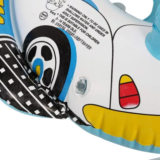 Nafukovacia plávajúca guma pre deti so žltým volantom - 70 cm