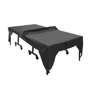   Ochranný poťah na pingpongový stôl odolný voči oderu a vode v čiernej farbe - 280 cm x 153 cm x 73 cm