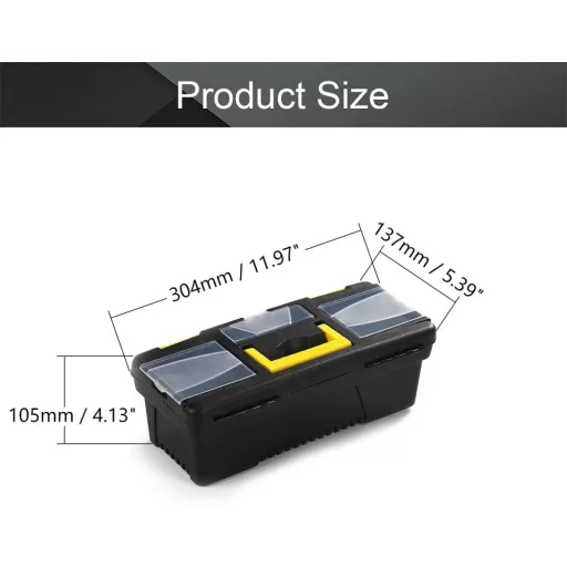 M 30x13x10 cm  Odolný plastový box na náradie