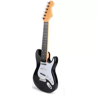 Čierno-biela detská elektrická hračka gitara
