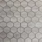 Austin sivý hexagónový (včelí plást) 3D nástenný panel (67×67 cm) – samolepiaci