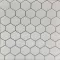 Austin biely hexagónový (včelí plást) 3D nástenný panel (67 cm x 67 cm) – samolepiaci