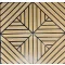 Charlotte béžovo-čierny 3D nástenný panel s drevenou kresbou (67×67 cm) – samolepiaci