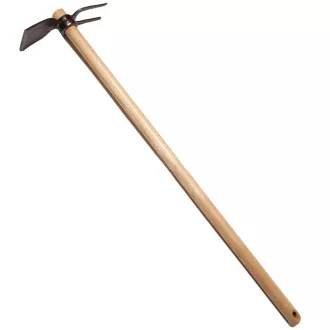 Záhradná motyka s drevenou rukoväťou 90 cm