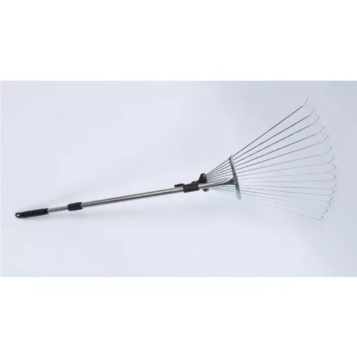 Nastaviteľné hrable na lístie s teleskopickou rukoväťou - 120 cm