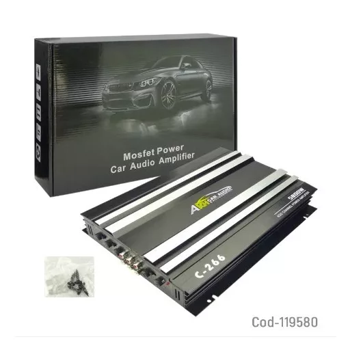 5800W 4/3/2-kanálový zosilňovač do auta - C-266