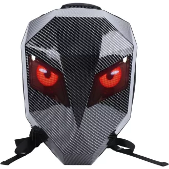 Čierny batoh s LED očami